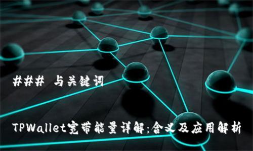 ### 与关键词
TPWallet宽带能量详解:含义及应用解析
