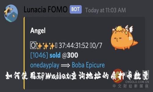 如何使用TPWallet查询地址的质押币数量